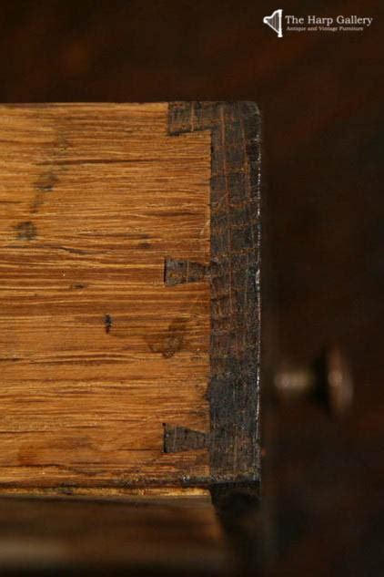 repousse metal tin box wood dovetail|dovetails for antique furniture.